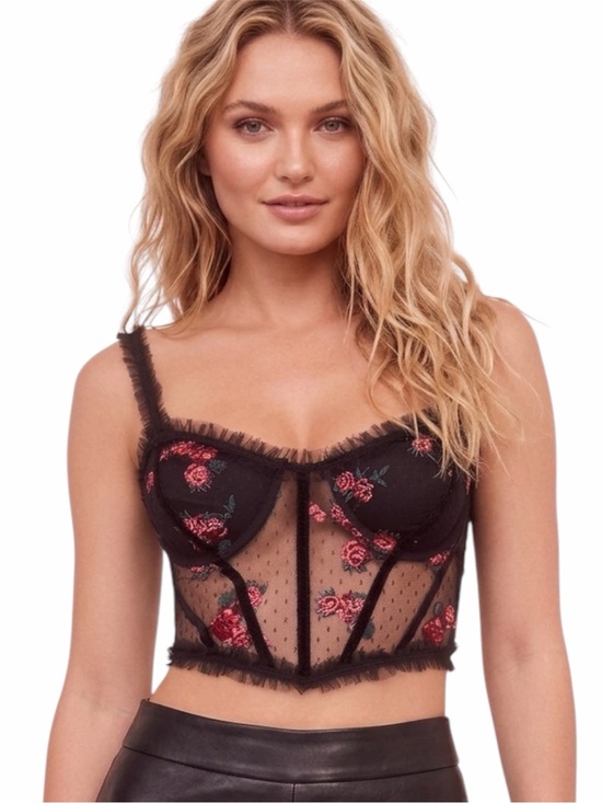 For Love And Lemons Other - For Love And Lemons x Victoria’s Secret corset Rosebud Ruffled Bustier small EUC